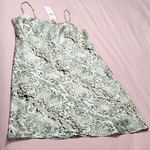 Calvin Klein Monochrome Patterned Dress